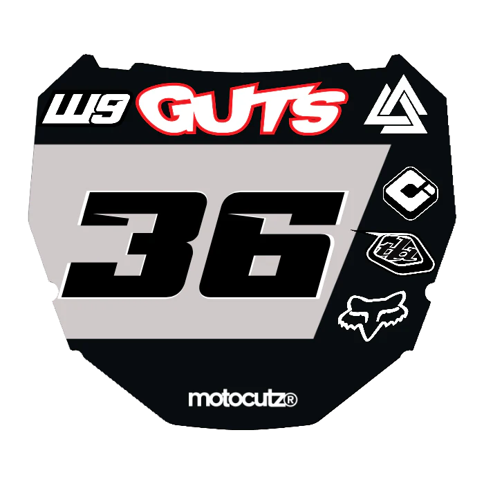 CUSTOM ODI NUMBER PLATE DECAL