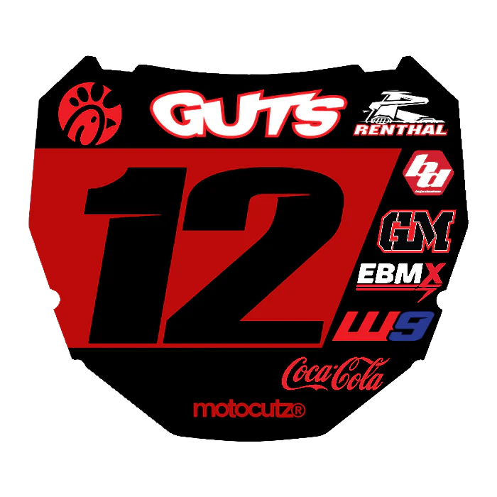 CUSTOM ODI NUMBER PLATE DECAL