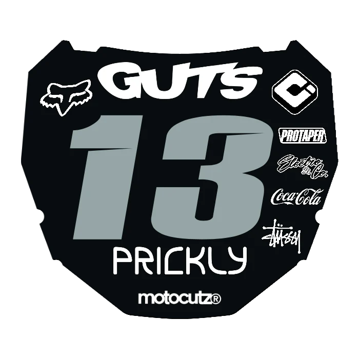 CUSTOM ODI NUMBER PLATE DECAL