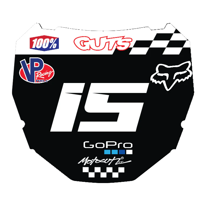 CUSTOM ODI NUMBER PLATE DECAL