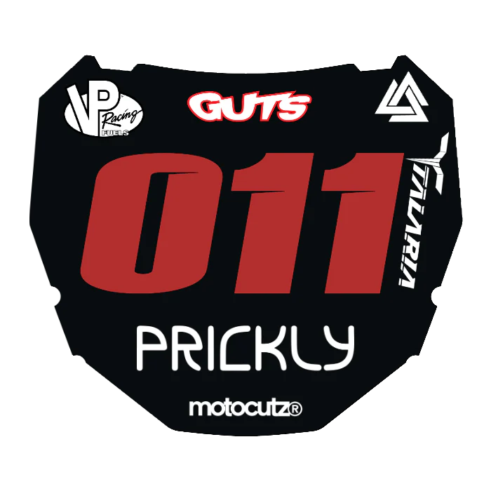 CUSTOM ODI NUMBER PLATE DECAL