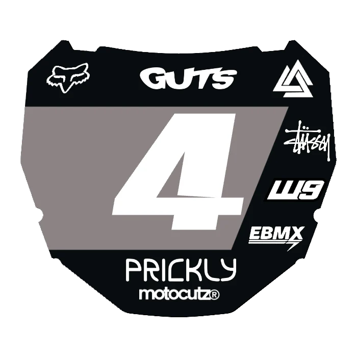 CUSTOM ODI NUMBER PLATE DECAL