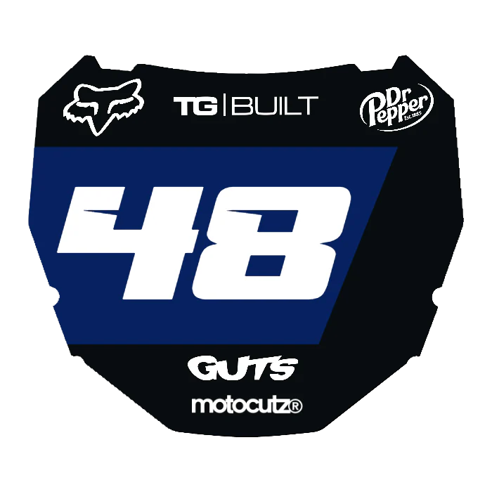 CUSTOM ODI NUMBER PLATE DECAL