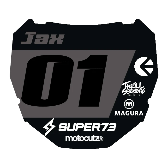 CUSTOM ODI NUMBER PLATE DECAL