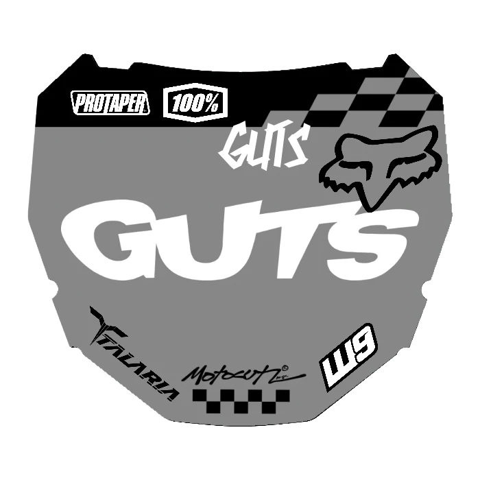 CUSTOM ODI NUMBER PLATE DECAL