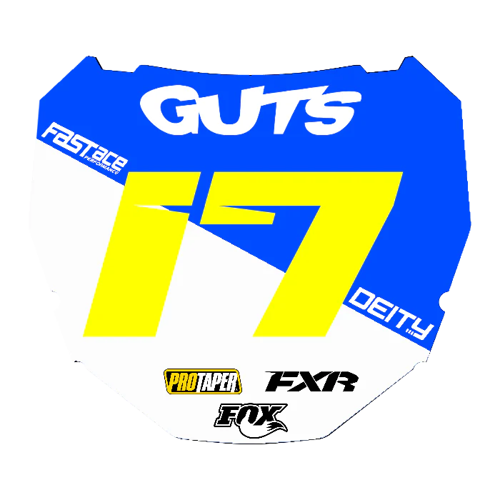 CUSTOM ODI NUMBER PLATE DECAL