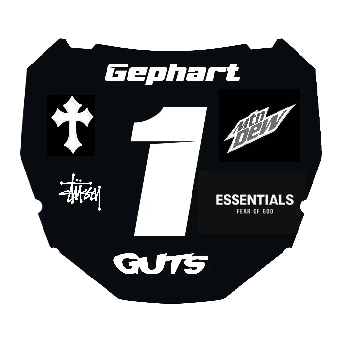 CUSTOM ODI NUMBER PLATE DECAL