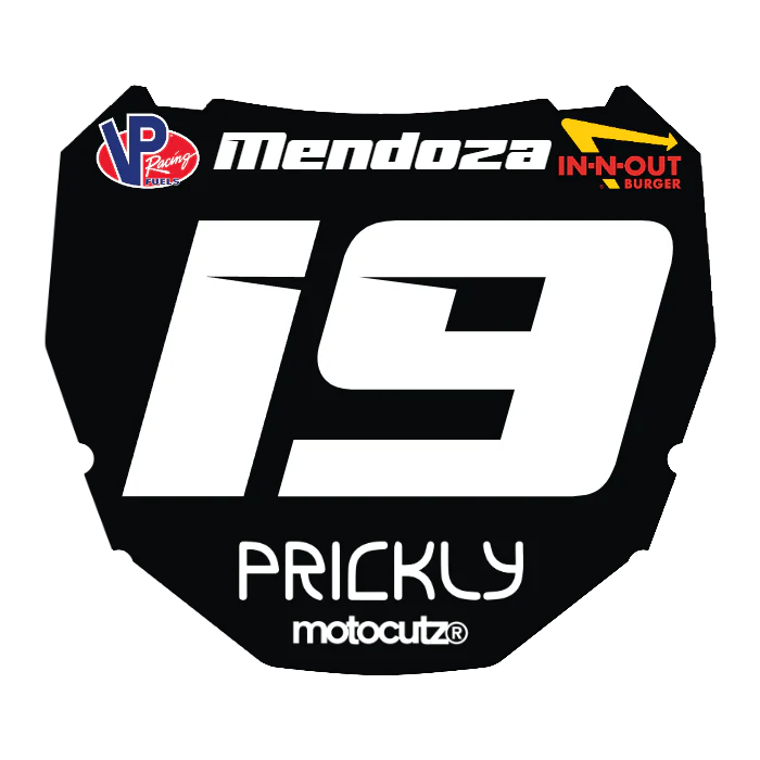 CUSTOM ODI NUMBER PLATE DECAL