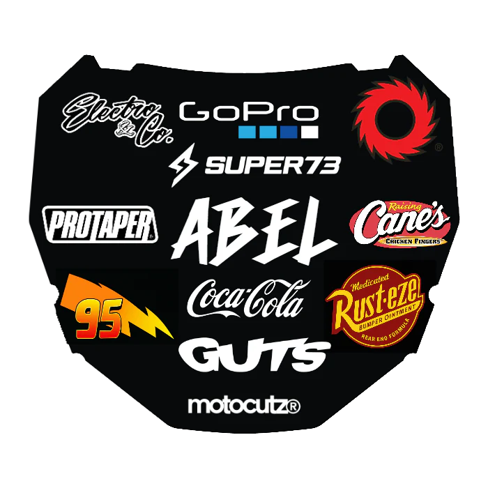 CUSTOM ODI NUMBER PLATE DECAL