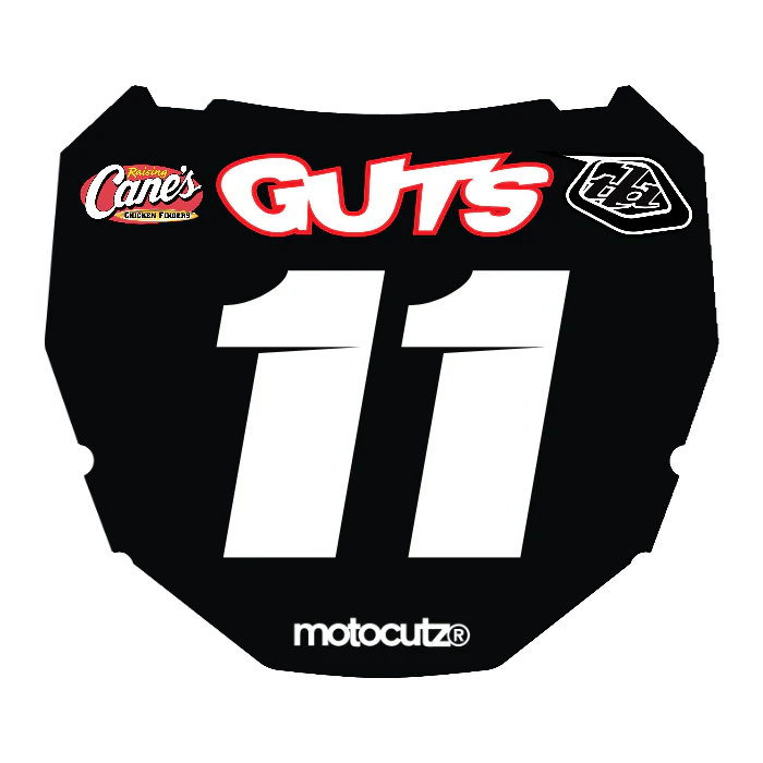 CUSTOM ODI NUMBER PLATE DECAL