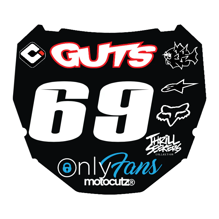 CUSTOM ODI NUMBER PLATE DECAL
