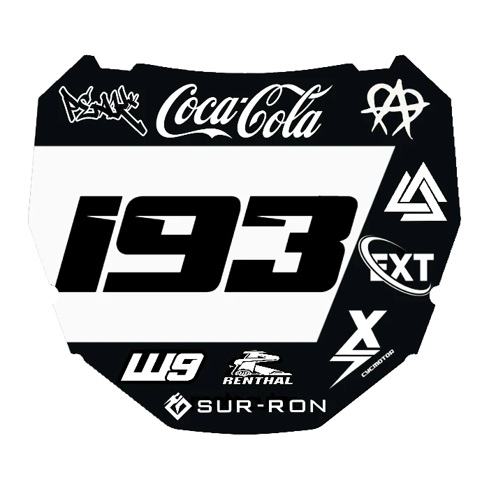 CUSTOM ODI NUMBER PLATE DECAL