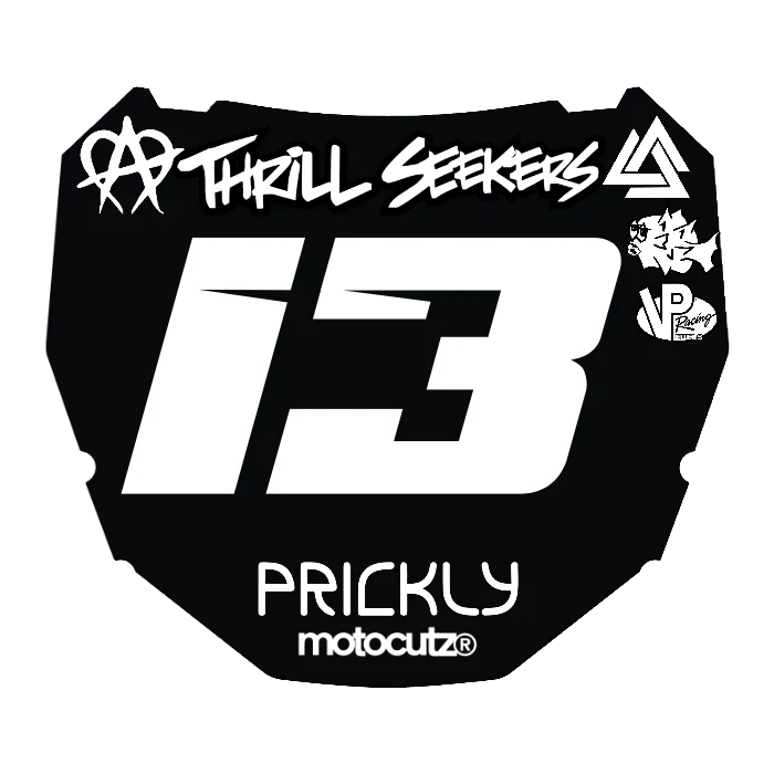 CUSTOM ODI NUMBER PLATE DECAL