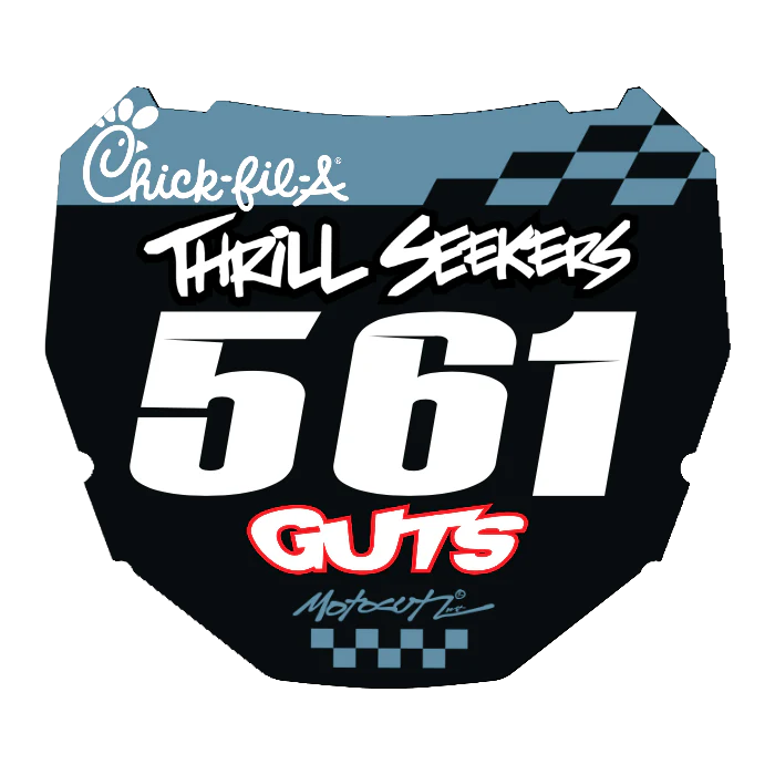 CUSTOM ODI NUMBER PLATE DECAL