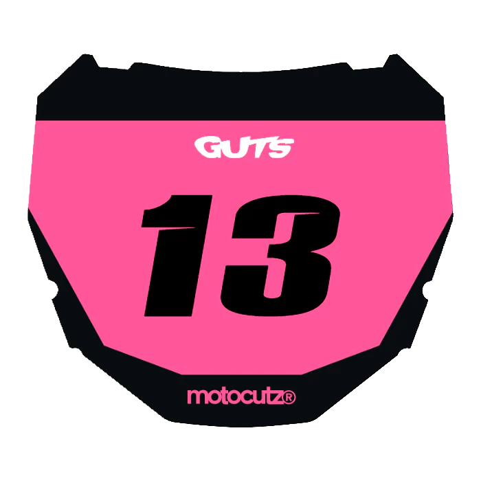 CUSTOM ODI NUMBER PLATE DECAL