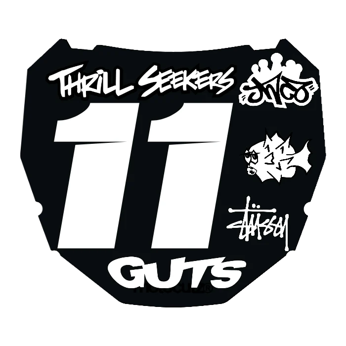CUSTOM ODI NUMBER PLATE DECAL