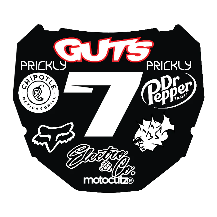 CUSTOM ODI NUMBER PLATE DECAL