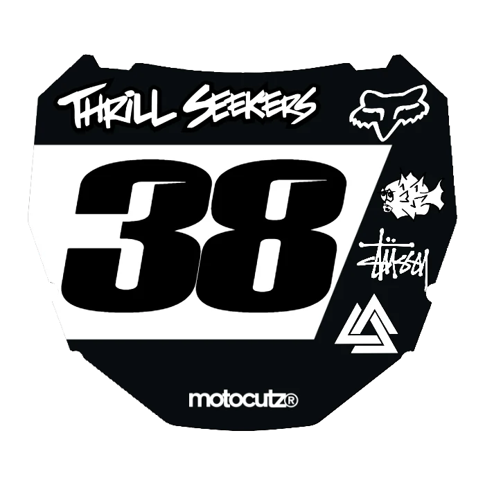 CUSTOM ODI NUMBER PLATE DECAL