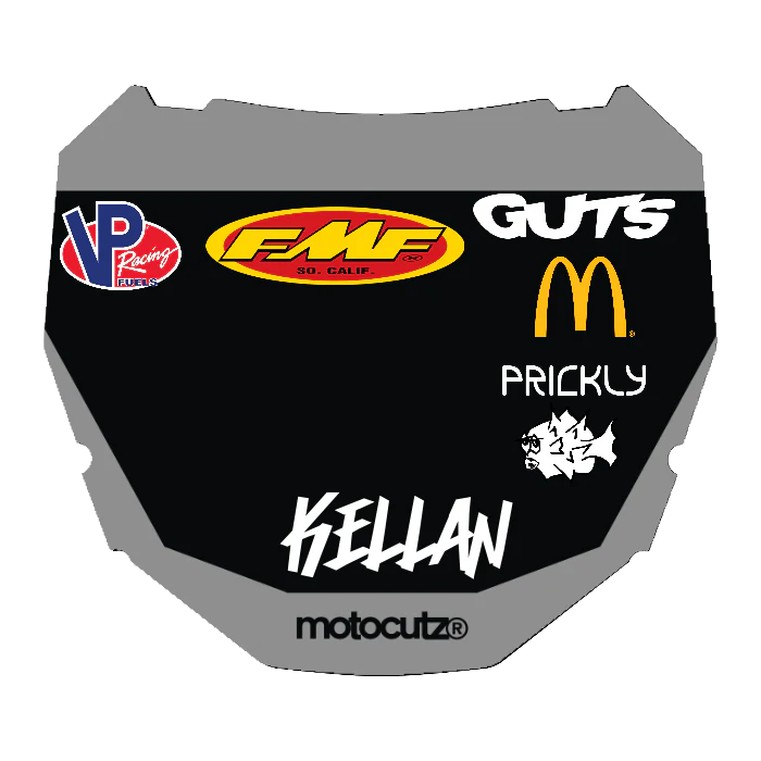 CUSTOM ODI NUMBER PLATE DECAL