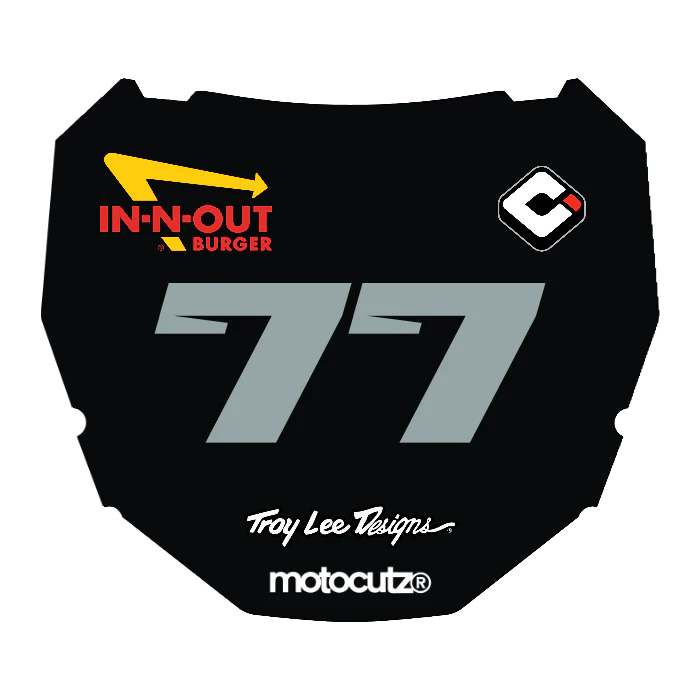CUSTOM ODI NUMBER PLATE DECAL