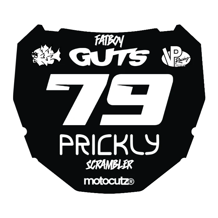 CUSTOM ODI NUMBER PLATE DECAL