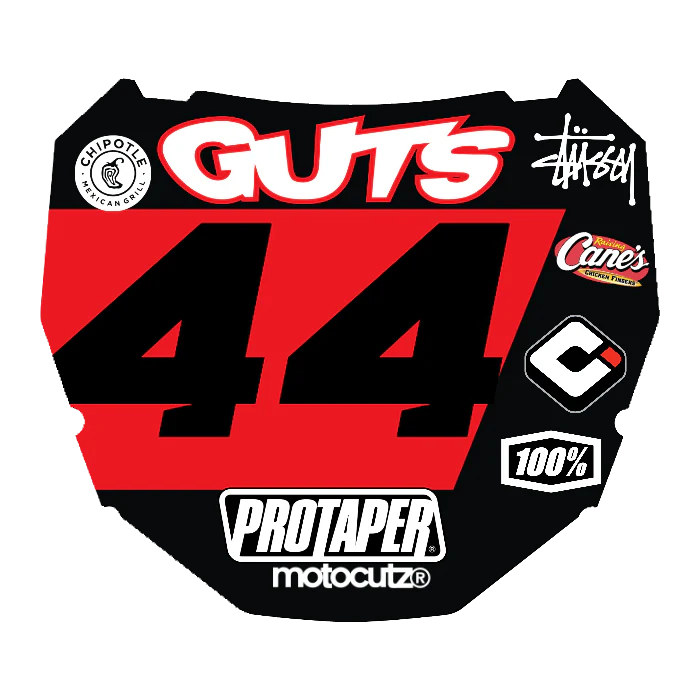 CUSTOM ODI NUMBER PLATE DECAL