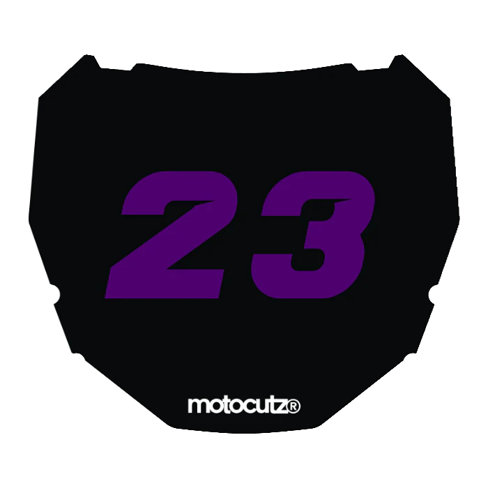 CUSTOM ODI NUMBER PLATE DECAL