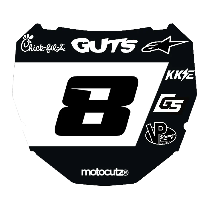 CUSTOM ODI NUMBER PLATE DECAL