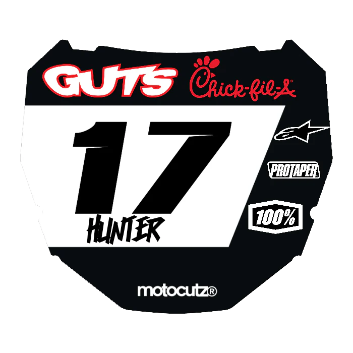 CUSTOM ODI NUMBER PLATE DECAL