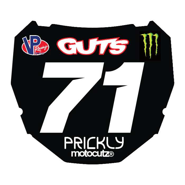 CUSTOM ODI NUMBER PLATE DECAL