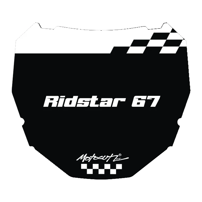 CUSTOM ODI NUMBER PLATE DECAL