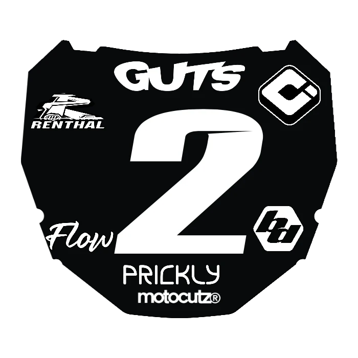 CUSTOM ODI NUMBER PLATE DECAL