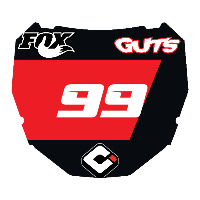 CUSTOM ODI NUMBER PLATE DECAL