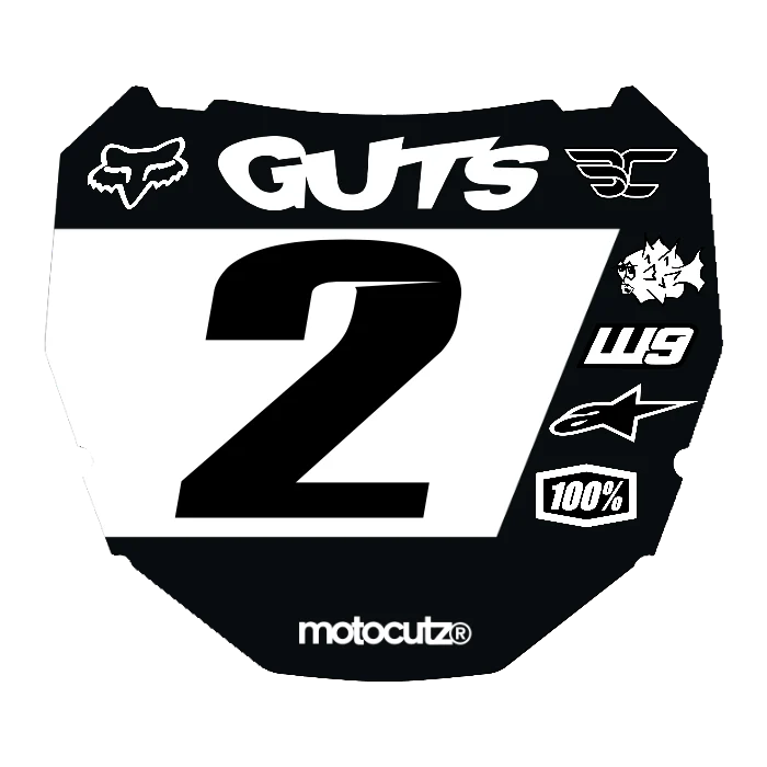 CUSTOM ODI NUMBER PLATE DECAL