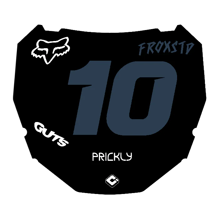 CUSTOM ODI NUMBER PLATE DECAL