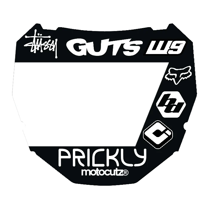 CUSTOM ODI NUMBER PLATE DECAL