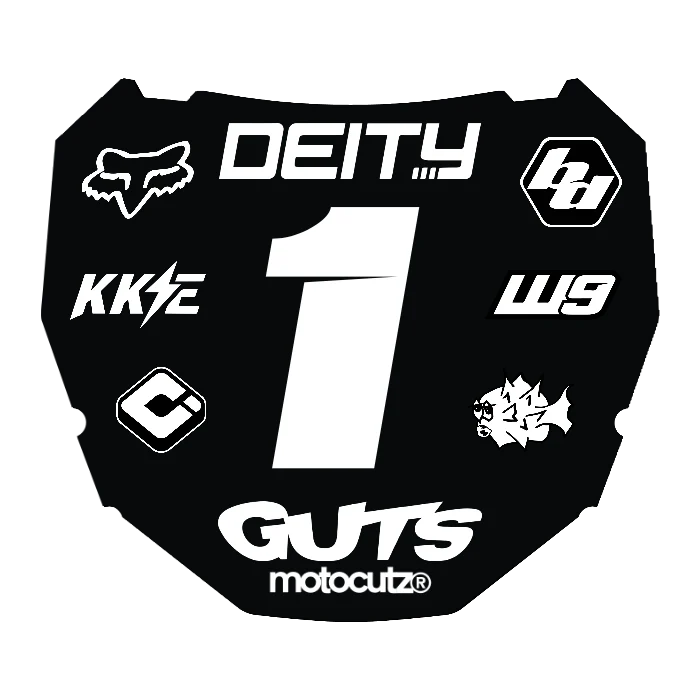 CUSTOM ODI NUMBER PLATE DECAL