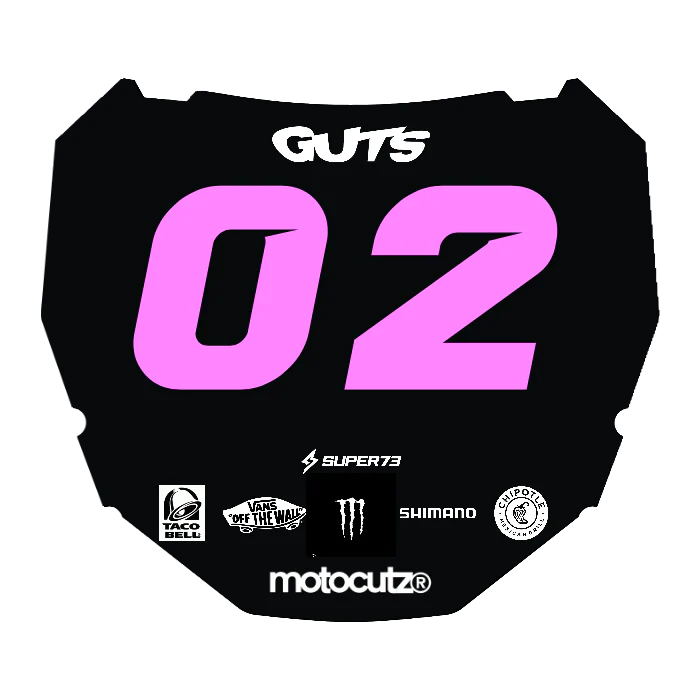 CUSTOM ODI NUMBER PLATE DECAL