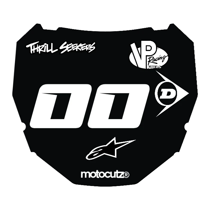 CUSTOM ODI NUMBER PLATE DECAL