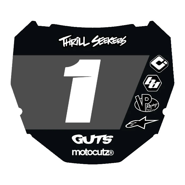 CUSTOM ODI NUMBER PLATE DECAL