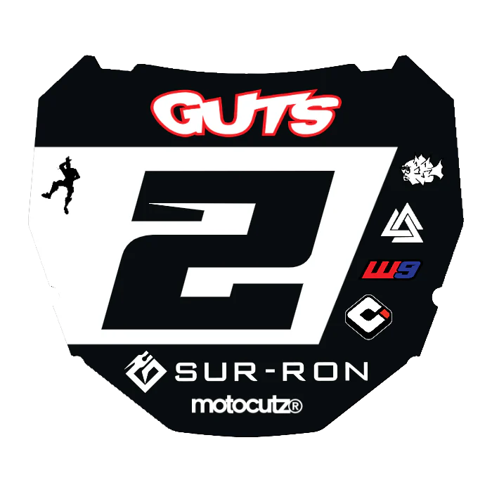 CUSTOM ODI NUMBER PLATE DECAL