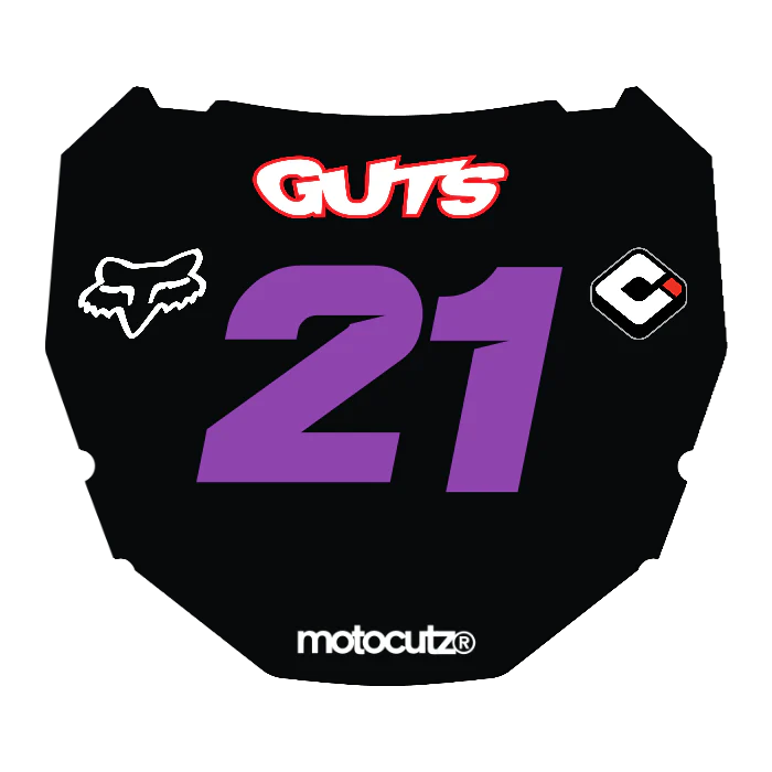 CUSTOM ODI NUMBER PLATE DECAL