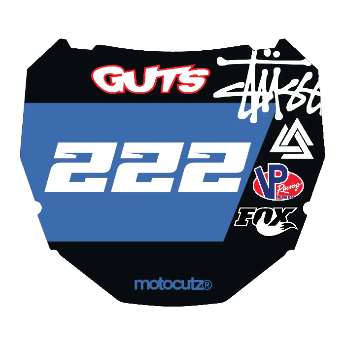 CUSTOM ODI NUMBER PLATE DECAL
