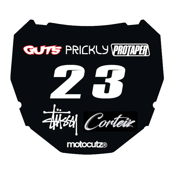 CUSTOM ODI NUMBER PLATE DECAL