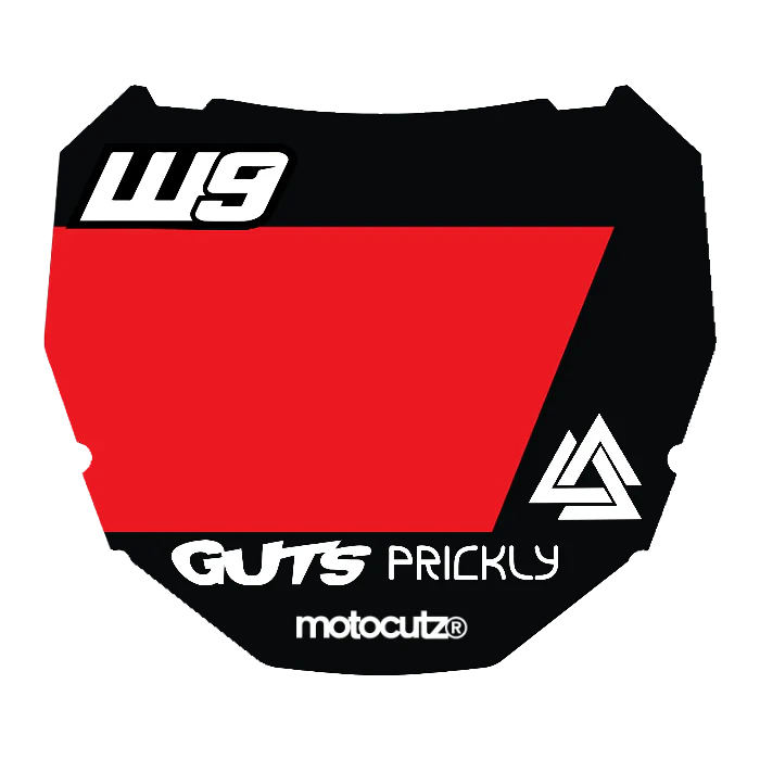 CUSTOM ODI NUMBER PLATE DECAL