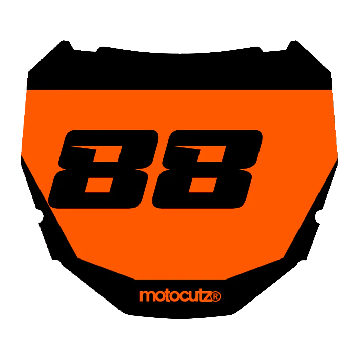 CUSTOM ODI NUMBER PLATE DECAL