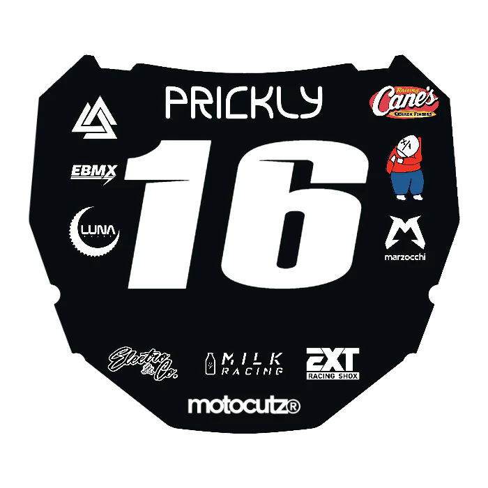 CUSTOM ODI NUMBER PLATE DECAL