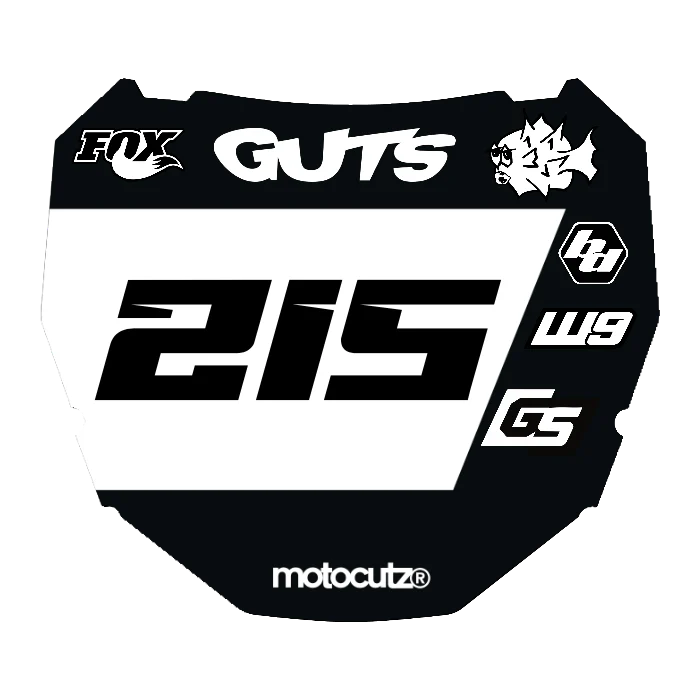 CUSTOM ODI NUMBER PLATE DECAL