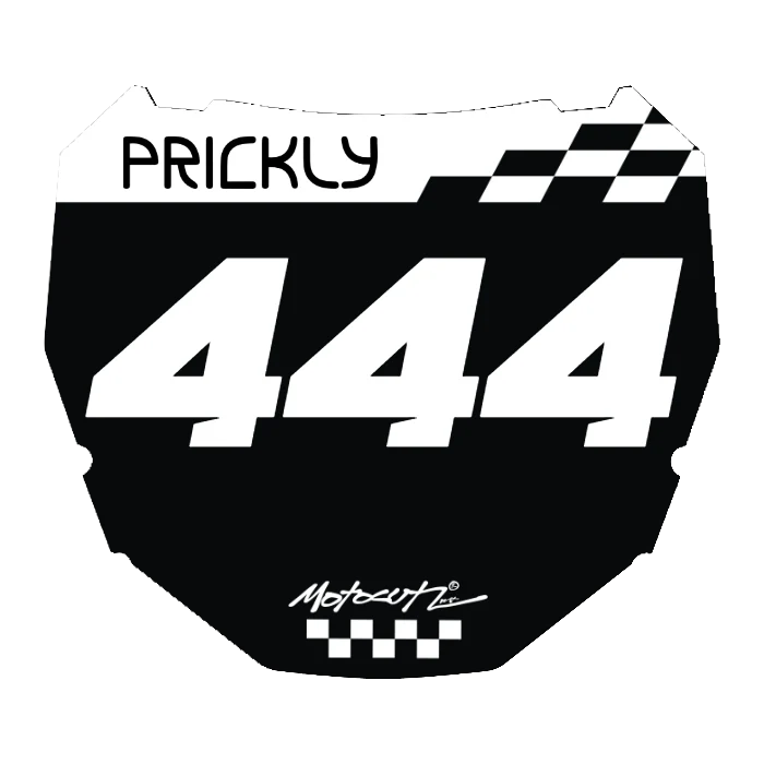 CUSTOM ODI NUMBER PLATE DECAL