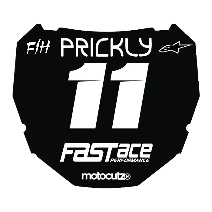CUSTOM ODI NUMBER PLATE DECAL